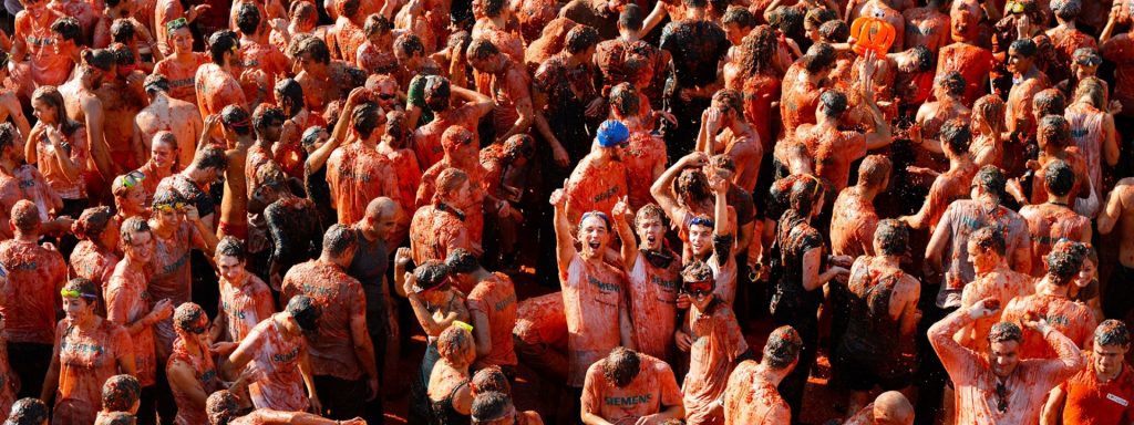 Old world town. Wild world party